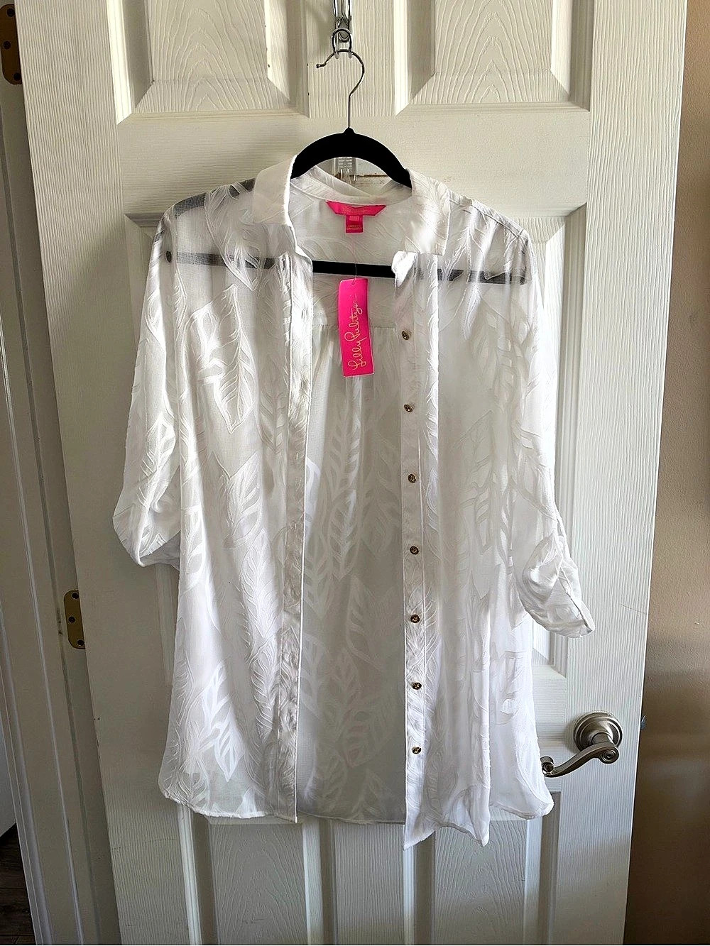 NWT Lilly Pulitzer White beach cover up